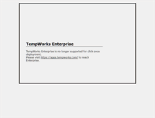 Tablet Screenshot of enterprisedemo.tempworks.com